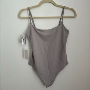 Aritzia Babaton Opal Grey Contour Cami Bodysuit Size Medium NWT